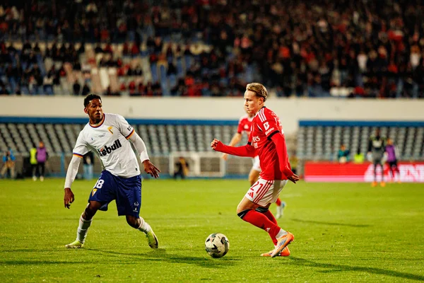 Caio Santana ve Andreas Schjelderup, Taca De Portugal maçında Atletico CP ve SL Benfica (Maciej Rogowski / Ball Raw Images) takımları arasında görüldü.)