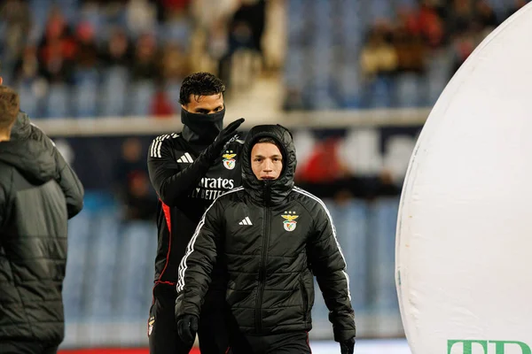 Richard Rios ve Gianluca Prestianni, Taca De Portugal maçında Atletico CP ve SL Benfica (Maciej Rogowski / Ball Raw Images) takımları arasında görüldü.)