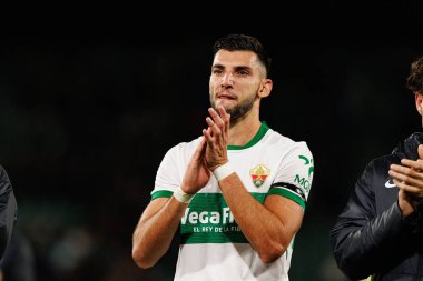 Rafa Mir, Elche CF ve Real Madrid FC takımları arasında Estadio Manuel Martinez Valero 'da (Maciej Rogowski / Ball Raw Images) oynanan LaLiga EA SPORTS maçı sırasında görüldü.)