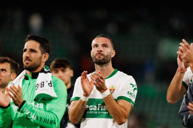 Leo Petrot, Elche CF ve Real Madrid FC takımları arasında Estadio Manuel Martinez Valero (Maciej Rogowski / Ball Raw Images) maçında görüldü.)