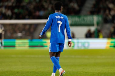 Vinicius Vini Junior, LaLiga EA SPORTS maçında Elche CF ve Real Madrid FC takımları arasında Estadio Manuel Martinez Valero (Maciej Rogowski / Ball Raw Images)