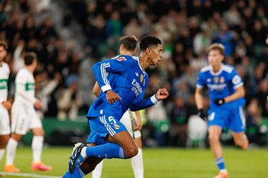 Jude Bellingham, Elche CF ve Real Madrid FC takımları arasında oynanan LaLiga EA SPORTS maçında Estadio Manuel Martinez Valero (Maciej Rogowski / Ball Raw Images)