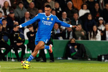 Trent Alexander-Arnold, Elche CF ve Real Madrid FC takımları arasında Estadio Manuel Martinez Valero (Maciej Rogowski / Ball Raw Images) maçında görüldü.)