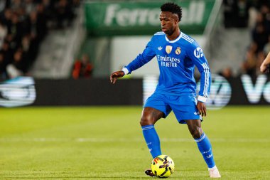 Vinicius Vini Junior, LaLiga EA SPORTS maçında Elche CF ve Real Madrid FC takımları arasında Estadio Manuel Martinez Valero (Maciej Rogowski / Ball Raw Images)