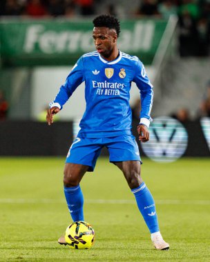 Vinicius Vini Junior, LaLiga EA SPORTS maçında Elche CF ve Real Madrid FC takımları arasında Estadio Manuel Martinez Valero (Maciej Rogowski / Ball Raw Images)