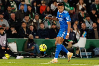 LaLiga EA SPORTS maçı sırasında Estadio Manuel Martinez Valero 'daki Elche CF ve Real Madrid FC takımları arasında Kylian Mbappe görüldü (Maciej Rogowski / Ball Raw Images)