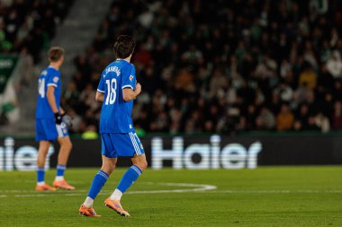 Alvaro Carreras, Elche CF ve Real Madrid FC takımları arasında Estadio Manuel Martinez Valero (Maciej Rogowski / Ball Raw Images) maçında görüldü.)