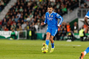 Dani Ceballos, Elche CF ve Real Madrid FC takımları arasında Estadio Manuel Martinez Valero (Maciej Rogowski / Ball Raw Images) maçında görüldü.)