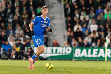 Dean Huijsen, Elche CF ve Real Madrid FC takımları arasında Estadio Manuel Martinez Valero (Maciej Rogowski / Ball Raw Images) maçında görüldü.)