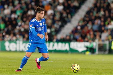 Raul Asencio, Elche CF ve Real Madrid FC takımları arasında Estadio Manuel Martinez Valero (Maciej Rogowski / Ball Raw Images) maçında görüldü.)