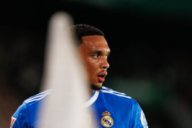 Trent Alexander-Arnold, Elche CF ve Real Madrid FC takımları arasında Estadio Manuel Martinez Valero (Maciej Rogowski / Ball Raw Images) maçında görüldü.)