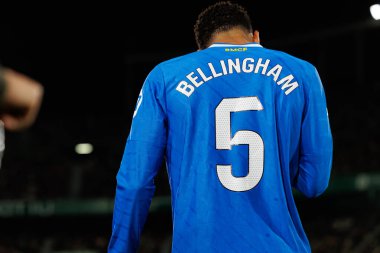 Jude Bellingham, Elche CF ve Real Madrid FC takımları arasında Estadio Manuel Martinez Valero (Maciej Rogowski / Ball Raw Images) maçında görüldü.)