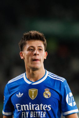  LaLiga EA SPORTS maçı sırasında Elche CF ve Real Madrid FC takımları arasında Estadio Manuel Martinez Valero 'da görüldü (Maciej Rogowski / Ball Raw Images)