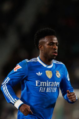 Vincus Junior, Elche CF ve Real Madrid FC takımları arasında Estadio Manuel Martinez Valero (Maciej Rogowski / Ball Raw Images) maçında görüldü.)
