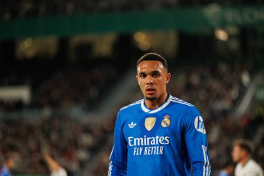  Trent Alexander-Arnold, Elche CF ve Real Madrid FC takımları arasında Estadio Manuel Martinez Valero (Maciej Rogowski / Ball Raw Images) maçında görüldü.)