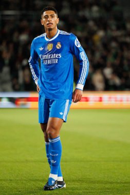 Jude Bellingham, Elche CF ve Real Madrid FC takımları arasında Estadio Manuel Martinez Valero (Maciej Rogowski / Ball Raw Images) maçında görüldü.)