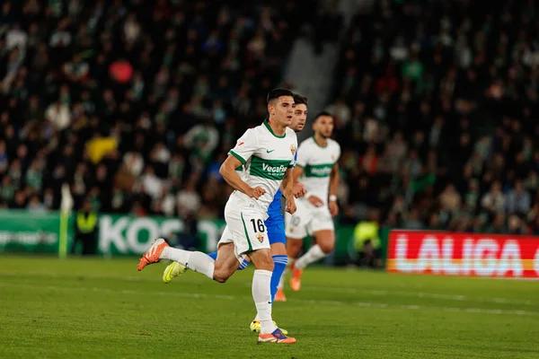 Martim Neto, Elche CF ve Real Madrid FC takımları arasında Estadio Manuel Martinez Valero (Maciej Rogowski / Ball Raw Images) maçında görüldü.)