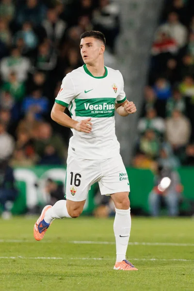 Martim Neto, Elche CF ve Real Madrid FC takımları arasında Estadio Manuel Martinez Valero (Maciej Rogowski / Ball Raw Images) maçında görüldü.)