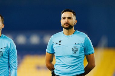 Diogo Rosa, Taca De Portugal maçında Estoril Praia ve FC Famalicao takımları arasında Estadio Antonio Coimbra da Mota 'da (Maciej Rogowski / Ball Raw Images) görüldü.)