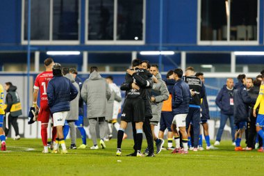 Ivan Zlobin, GD Estoril Praia ve FC Famalicao takımları arasında Estadio Antonio Coimbra da Mota (Maciej Rogowski / Ball Raw Images) maçında görüldü.)