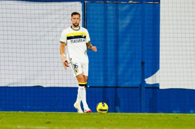 Justin De Haas, Taca De Portugal maçında Estoril Praia ve FC Famalicao takımları arasında Estadio Antonio Coimbra da Mota 'da (Maciej Rogowski / Ball Raw Images)