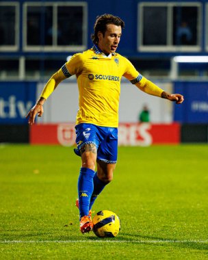 Ricard Sanchez, Taca De Portugal maçında Estoril Praia ve FC Famalicao takımları arasında Estadio Antonio Coimbra da Mota 'da görüldü (Maciej Rogowski / Ball Raw Images)