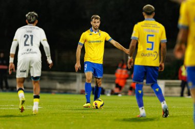 Ferro, GD Estoril Praia ve FC Famalicao takımları arasında Estadio Antonio Coimbra da Mota (Maciej Rogowski / Ball Raw Images) maçında görüldü.)