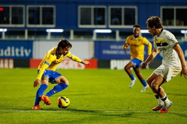 Ricard Sanchez, Taca De Portugal maçında Estoril Praia ve FC Famalicao takımları arasında Estadio Antonio Coimbra da Mota 'da görüldü (Maciej Rogowski / Ball Raw Images)