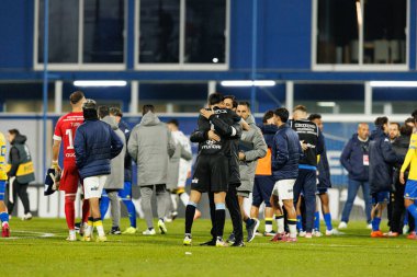 Ivan Zlobin, GD Estoril Praia ve FC Famalicao takımları arasında Estadio Antonio Coimbra da Mota (Maciej Rogowski / Ball Raw Images) maçında görüldü.)