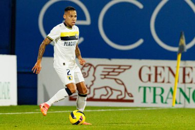 Gustavo Garcia, GD Estoril Praia ve FC Famalicao takımları arasında Estadio Antonio Coimbra da Mota (Maciej Rogowski / Ball Raw Images) maçında görüldü.)