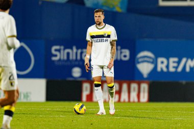 Justin De Haas, Taca De Portugal maçında Estoril Praia ve FC Famalicao takımları arasında Estadio Antonio Coimbra da Mota 'da (Maciej Rogowski / Ball Raw Images)
