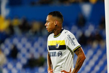 Gustavo Garcia, GD Estoril Praia ve FC Famalicao takımları arasında Estadio Antonio Coimbra da Mota (Maciej Rogowski / Ball Raw Images) maçında görüldü.)