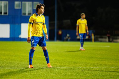 Ricard Sanchez, Taca De Portugal maçında Estoril Praia ve FC Famalicao takımları arasında Estadio Antonio Coimbra da Mota 'da görüldü (Maciej Rogowski / Ball Raw Images)