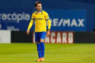 Ricard Sanchez, Taca De Portugal maçında Estoril Praia ve FC Famalicao takımları arasında Estadio Antonio Coimbra da Mota 'da görüldü (Maciej Rogowski / Ball Raw Images)