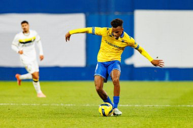 Goncalo Costa, Taca De Portugal maçında Estoril Praia ve FC Famalicao takımları arasında Estadio Antonio Coimbra da Mota 'da (Maciej Rogowski / Ball Raw Images)