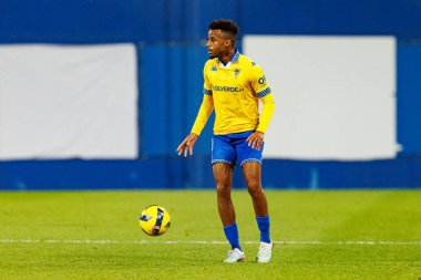 Goncalo Costa, Taca De Portugal maçında Estoril Praia ve FC Famalicao takımları arasında Estadio Antonio Coimbra da Mota 'da (Maciej Rogowski / Ball Raw Images)