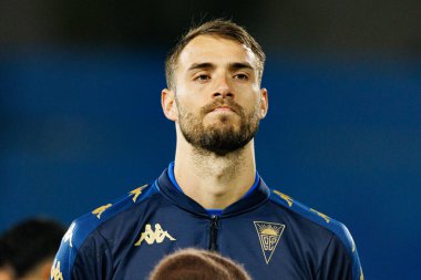 Ferro, GD Estoril Praia ve FC Famalicao takımları arasında Estadio Antonio Coimbra da Mota (Maciej Rogowski / Ball Raw Images) maçında görüldü.)