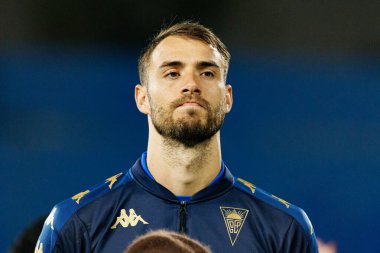 Ferro, GD Estoril Praia ve FC Famalicao takımları arasında Estadio Antonio Coimbra da Mota (Maciej Rogowski / Ball Raw Images) maçında görüldü.)