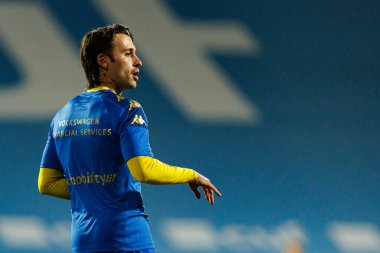 Ricard Sanchez, Taca De Portugal maçında Estoril Praia ve FC Famalicao takımları arasında Estadio Antonio Coimbra da Mota 'da görüldü (Maciej Rogowski / Ball Raw Images)
