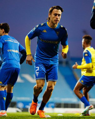 Ricard Sanchez, Taca De Portugal maçında Estoril Praia ve FC Famalicao takımları arasında Estadio Antonio Coimbra da Mota 'da görüldü (Maciej Rogowski / Ball Raw Images)
