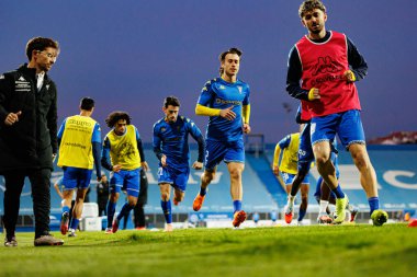 Ricard Sanchez, Taca De Portugal maçında Estoril Praia ve FC Famalicao takımları arasında Estadio Antonio Coimbra da Mota 'da görüldü (Maciej Rogowski / Ball Raw Images)