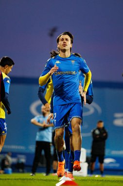 Ricard Sanchez, Taca De Portugal maçında Estoril Praia ve FC Famalicao takımları arasında Estadio Antonio Coimbra da Mota 'da görüldü (Maciej Rogowski / Ball Raw Images)