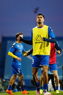 Andre Lacximicant, Taca De Portugal maçında GD Estoril Praia ve FC Famalicao takımları arasında Estadio Antonio Coimbra da Mota 'da (Maciej Rogowski / Ball Raw Images)