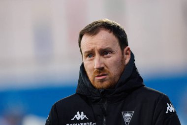 Ian Cathro, GD Estoril Praia ve FC Famalicao takımları arasında Estadio Antonio Coimbra da Mota (Maciej Rogowski / Ball Raw Images) maçında görüldü.)