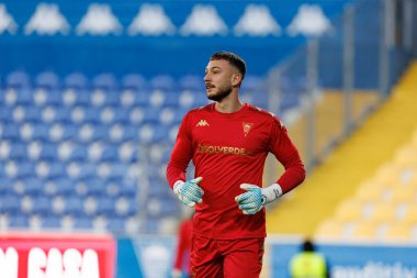 Martin Turk, Taca De Portugal maçı sırasında Estoril Praia ve FC Famalicao takımları arasında Estadio Antonio Coimbra da Mota 'da görüldü (Maciej Rogowski / Ball Raw Images)