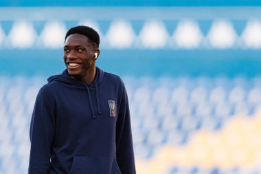Ibrahima Ba, GD Estoril Praia ve FC Famalicao takımları arasında Estadio Antonio Coimbra da Mota (Maciej Rogowski / Ball Raw Images) maçında görüldü.)