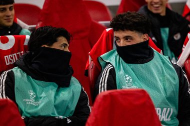 Rodrigo Rego, AFC Ajax ve SL Benfica (Maciej Rogowski / Ball Raw Images) arasında Şampiyonlar Ligi faz oyunu sırasında görüldü)