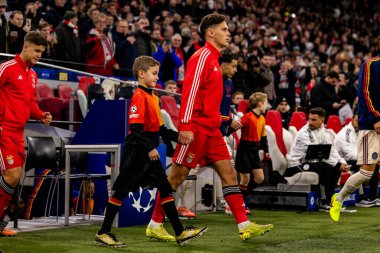 Georgiy Sudakov, AFC Ajax ve SL Benfica (Maciej Rogowski / Ball Raw Images) arasında Şampiyonlar Ligi faz oyununda görüldü)