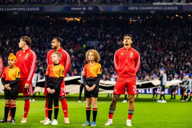 Richard Rios, AFC Ajax ve SL Benfica (Maciej Rogowski / Ball Raw Images) arasında Şampiyonlar Ligi faz oyunu sırasında görüldü)