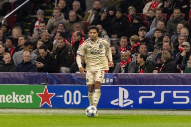 Owen Wijndal, AFC Ajax ve SL Benfica (Maciej Rogowski / Ball Raw Images) arasında Şampiyonlar Ligi faz oyunu sırasında görüldü)